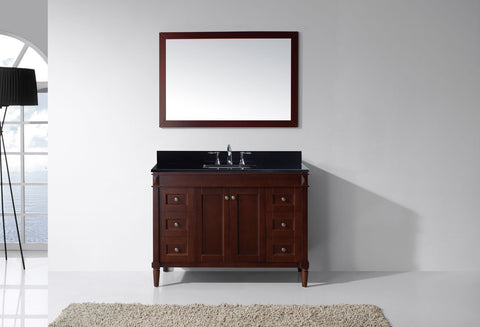 Image of Tiffany 48" Single Bathroom Vanity ES-40048-BGSQ-ES