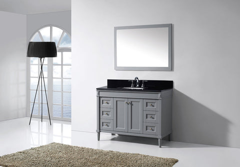 Image of Tiffany 48" Single Bathroom Vanity ES-40048-BGSQ-ES
