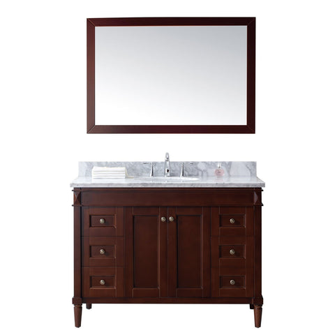 Image of Tiffany 48" Single Bathroom Vanity ES-40048-WMRO-GR