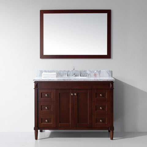 Image of Tiffany 48" Single Bathroom Vanity ES-40048-WMRO-GR