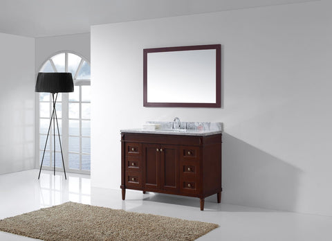 Image of Tiffany 48" Single Bathroom Vanity ES-40048-WMRO-GR
