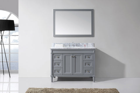 Image of Tiffany 48" Single Bathroom Vanity ES-40048-WMRO-GR
