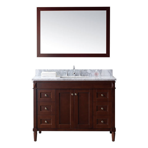 Image of Tiffany 48" Single Bathroom Vanity ES-40048-WMRO-GR