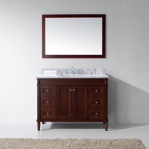 Image of Tiffany 48" Single Bathroom Vanity ES-40048-WMRO-GR