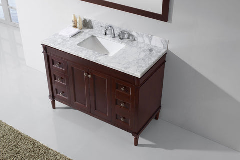 Image of Tiffany 48" Single Bathroom Vanity ES-40048-WMRO-GR