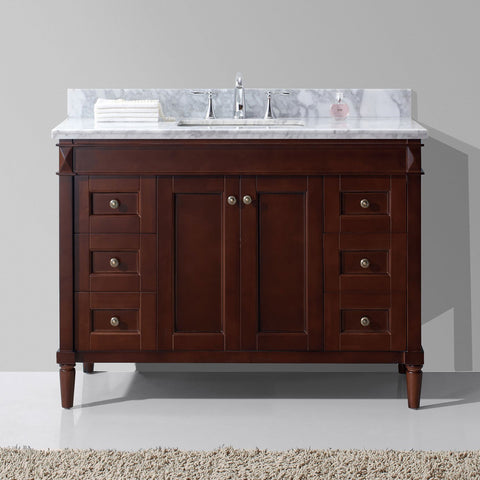Image of Tiffany 48" Single Bathroom Vanity ES-40048-WMRO-GR