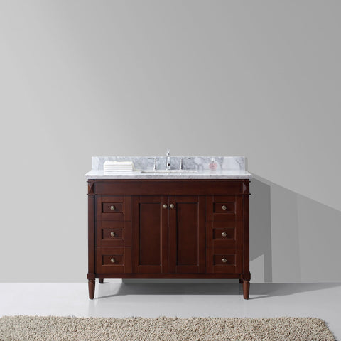 Image of Tiffany 48" Single Bathroom Vanity ES-40048-WMRO-GR