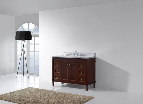 Image of Tiffany 48" Single Bathroom Vanity ES-40048-WMRO-GR