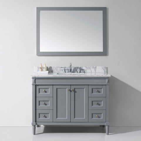 Image of Tiffany 48" Single Bathroom Vanity ES-40048-WMRO-GR