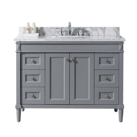 Image of Tiffany 48" Single Bathroom Vanity ES-40048-WMRO-GR-NM