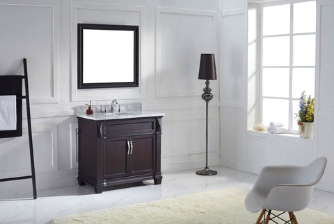 Image of Victoria 36" Single Bathroom Vanity MS-2636-WMRO-ES