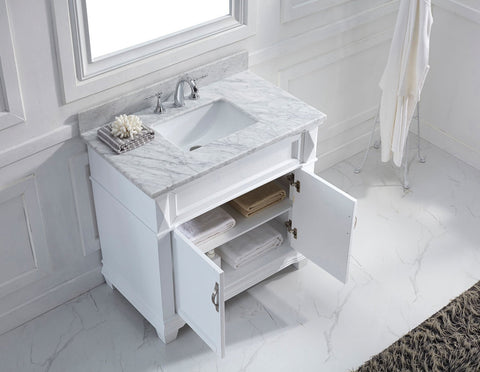 Image of Victoria 36" Single Bathroom Vanity MS-2636-WMRO-ES