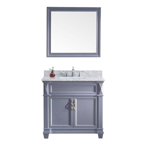 Image of Victoria 36" Single Bathroom Vanity MS-2636-WMSQ-GR