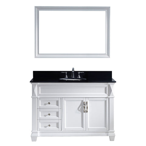 Image of Victoria 48" Single Bathroom Vanity MS-2648-BGRO-WH