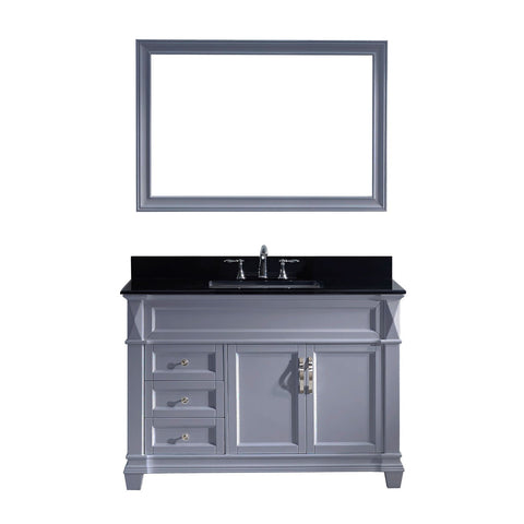 Image of Victoria 48" Single Bathroom Vanity MS-2648-BGSQ-GR