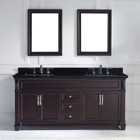 Image of Victoria 72" Double Bathroom Vanity MD-2672-BGRO-ES