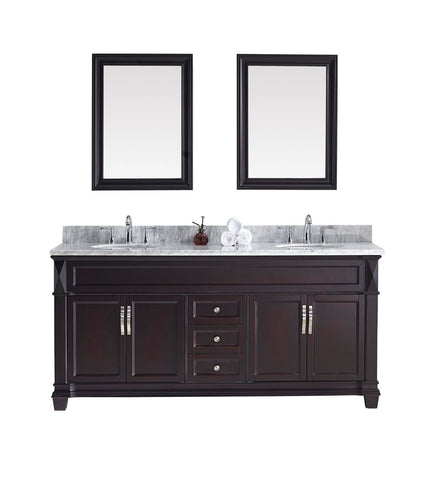 Image of Victoria 72" Double Bathroom Vanity MD-2672-WMRO-ES