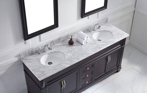 Image of Victoria 72" Double Bathroom Vanity MD-2672-WMRO-ES