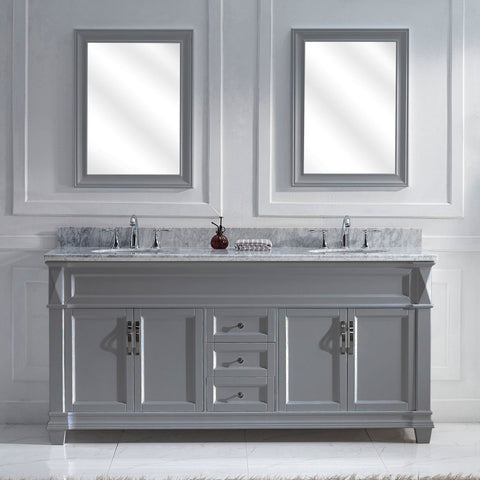 Image of Victoria 72" Double Bathroom Vanity MD-2672-WMRO-ES