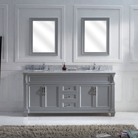 Image of Victoria 72" Double Bathroom Vanity MD-2672-WMRO-ES