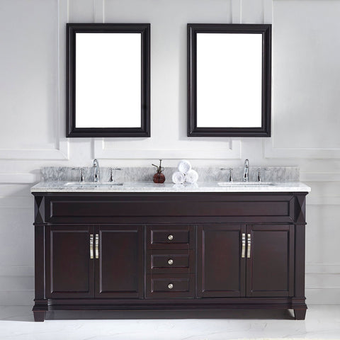 Image of Victoria 72" Double Bathroom Vanity MD-2672-WMRO-ES