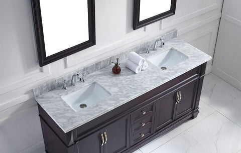 Image of Victoria 72" Double Bathroom Vanity MD-2672-WMRO-ES