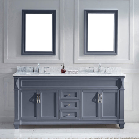 Image of Victoria 72" Double Bathroom Vanity MD-2672-WMRO-ES