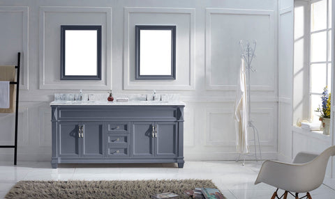 Image of Victoria 72" Double Bathroom Vanity MD-2672-WMRO-ES