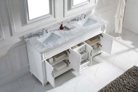 Image of Victoria 72" Double Bathroom Vanity MD-2672-WMRO-ES