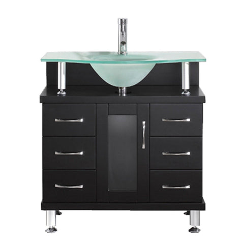 Image of Vincente 32" Single Bathroom Vanity MS-32-FG-ES