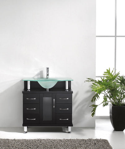 Image of Vincente 32" Single Bathroom Vanity MS-32-FG-ES