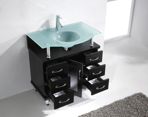 Image of Vincente 32" Single Bathroom Vanity MS-32-FG-ES