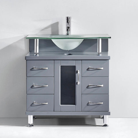 Image of Vincente 32" Single Bathroom Vanity MS-32-FG-ES