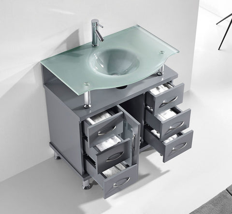Image of Vincente 32" Single Bathroom Vanity MS-32-FG-ES
