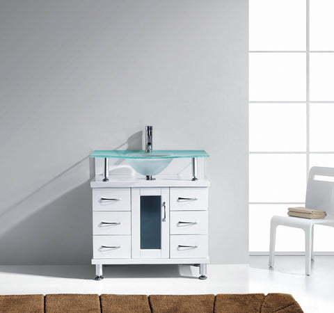 Image of Vincente 32" Single Bathroom Vanity MS-32-FG-ES