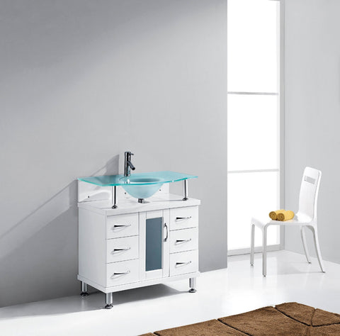 Image of Vincente 32" Single Bathroom Vanity MS-32-FG-ES