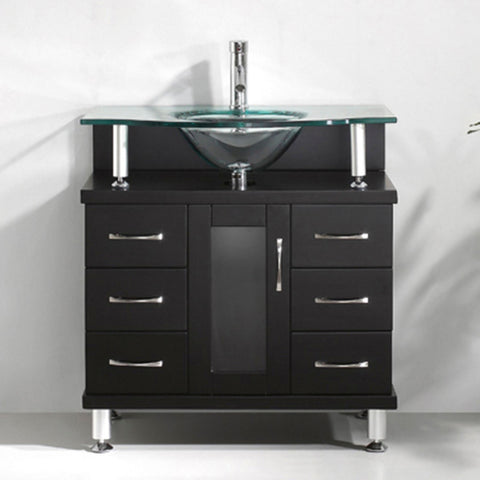 Image of Vincente 32" Single Bathroom Vanity MS-32-FG-ES
