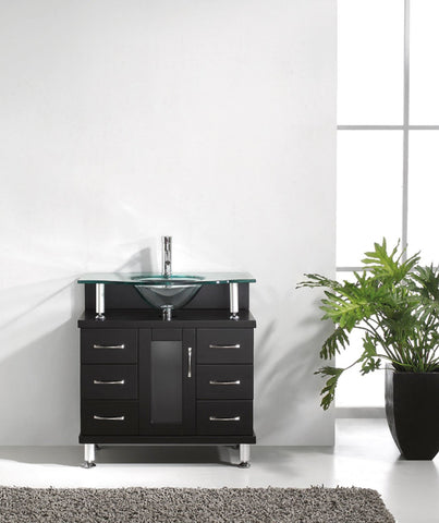Image of Vincente 32" Single Bathroom Vanity MS-32-FG-ES