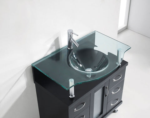 Image of Vincente 32" Single Bathroom Vanity MS-32-FG-ES