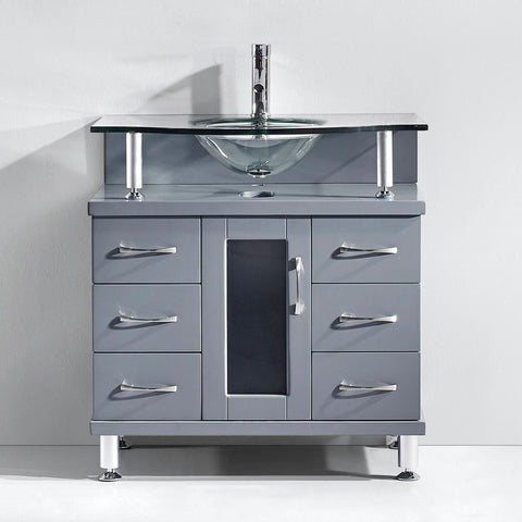Image of Vincente 32" Single Bathroom Vanity MS-32-FG-ES
