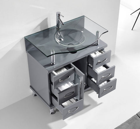 Image of Vincente 32" Single Bathroom Vanity MS-32-FG-ES