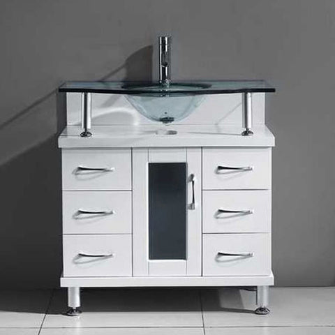 Image of Vincente 32" Single Bathroom Vanity MS-32-FG-ES