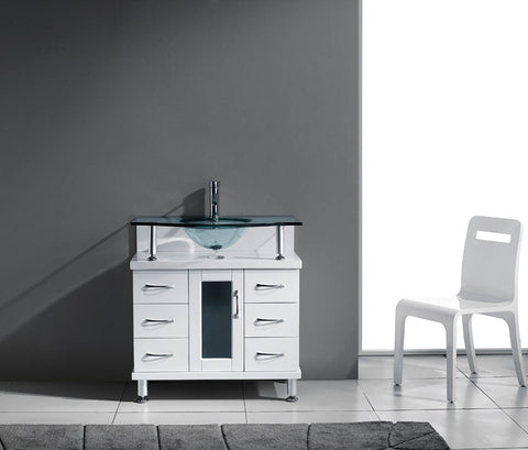 Image of Vincente 32" Single Bathroom Vanity MS-32-FG-ES