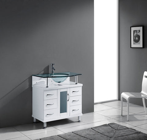 Image of Vincente 32" Single Bathroom Vanity MS-32-FG-ES