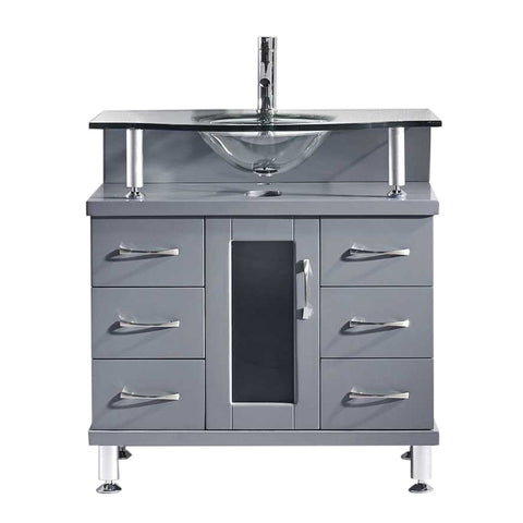 Image of Vincente 32" Single Bathroom Vanity MS-32-G-GR