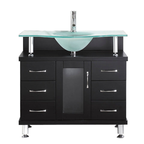 Image of Vincente 36" Single Bathroom Vanity MS-36-FG-ES