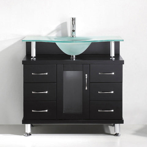 Image of Vincente 36" Single Bathroom Vanity MS-36-FG-ES