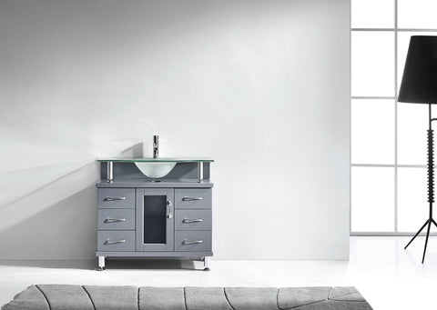 Image of Vincente 36" Single Bathroom Vanity MS-36-FG-ES