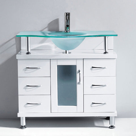 Image of Vincente 36" Single Bathroom Vanity MS-36-FG-ES