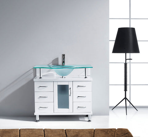 Image of Vincente 36" Single Bathroom Vanity MS-36-FG-ES